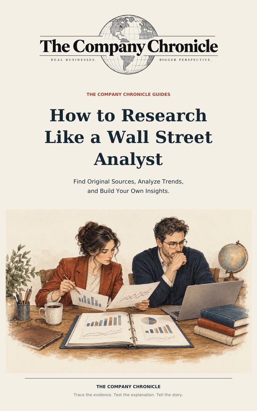 How to Research Like a Wall Street Analyst cover