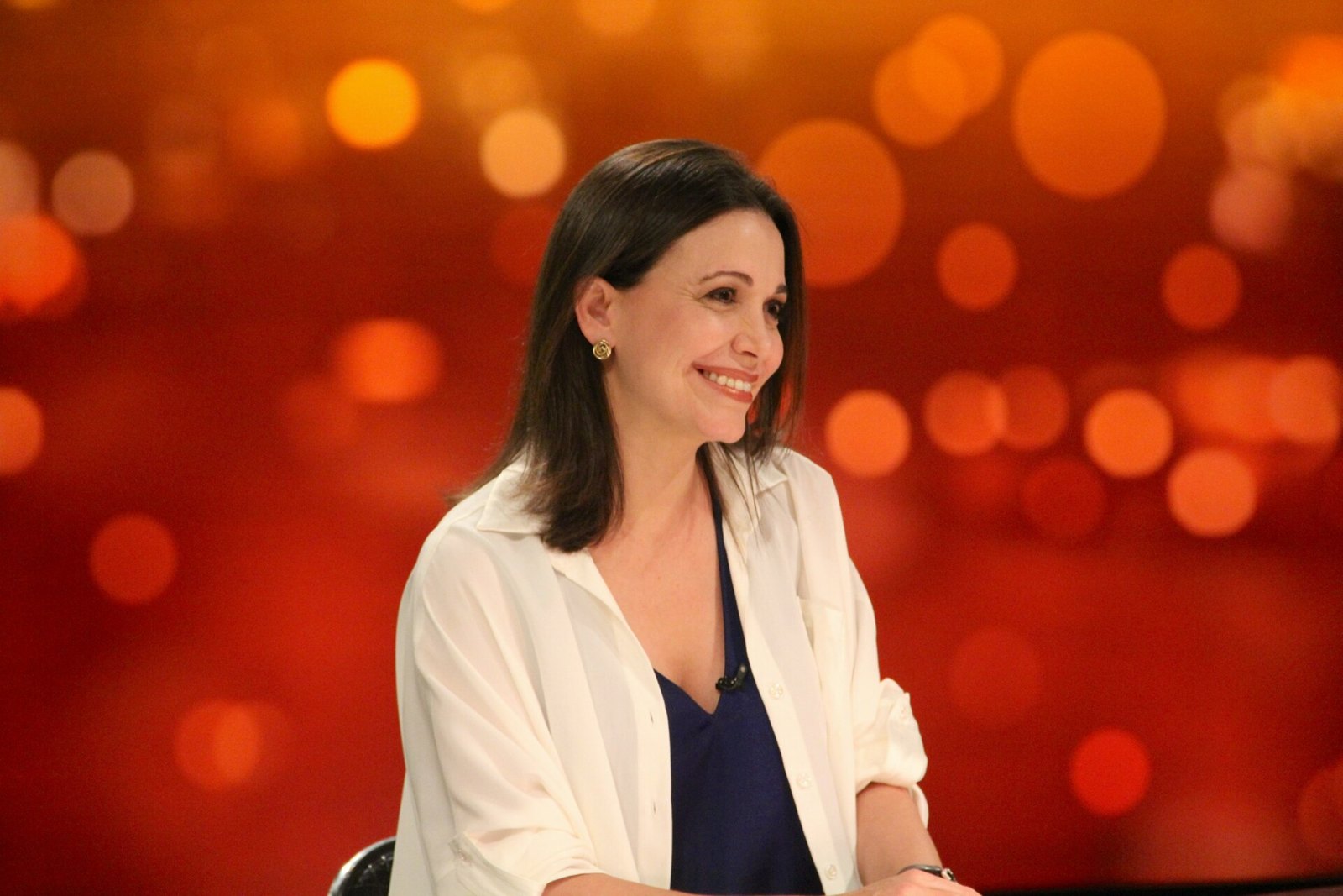 María Corina Machado speaking at an event in 2013