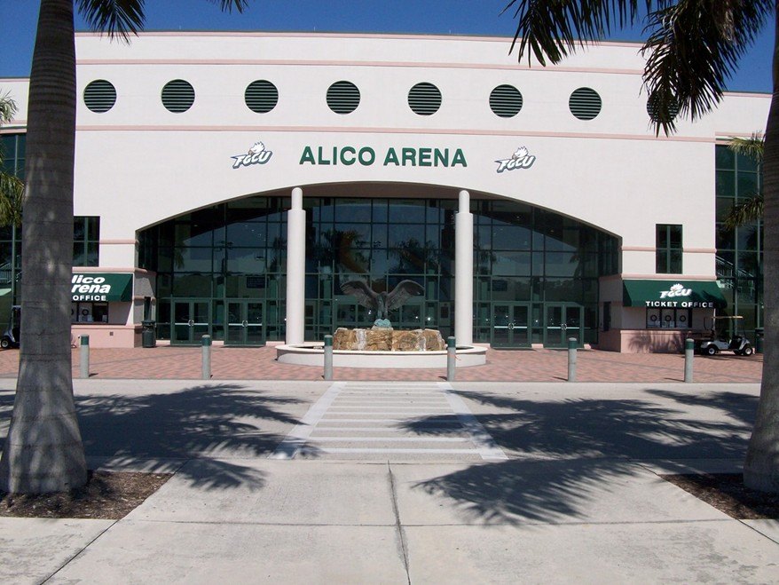 Alico Arena on the Florida Gulf Coast University campus in Fort Myers, Florida